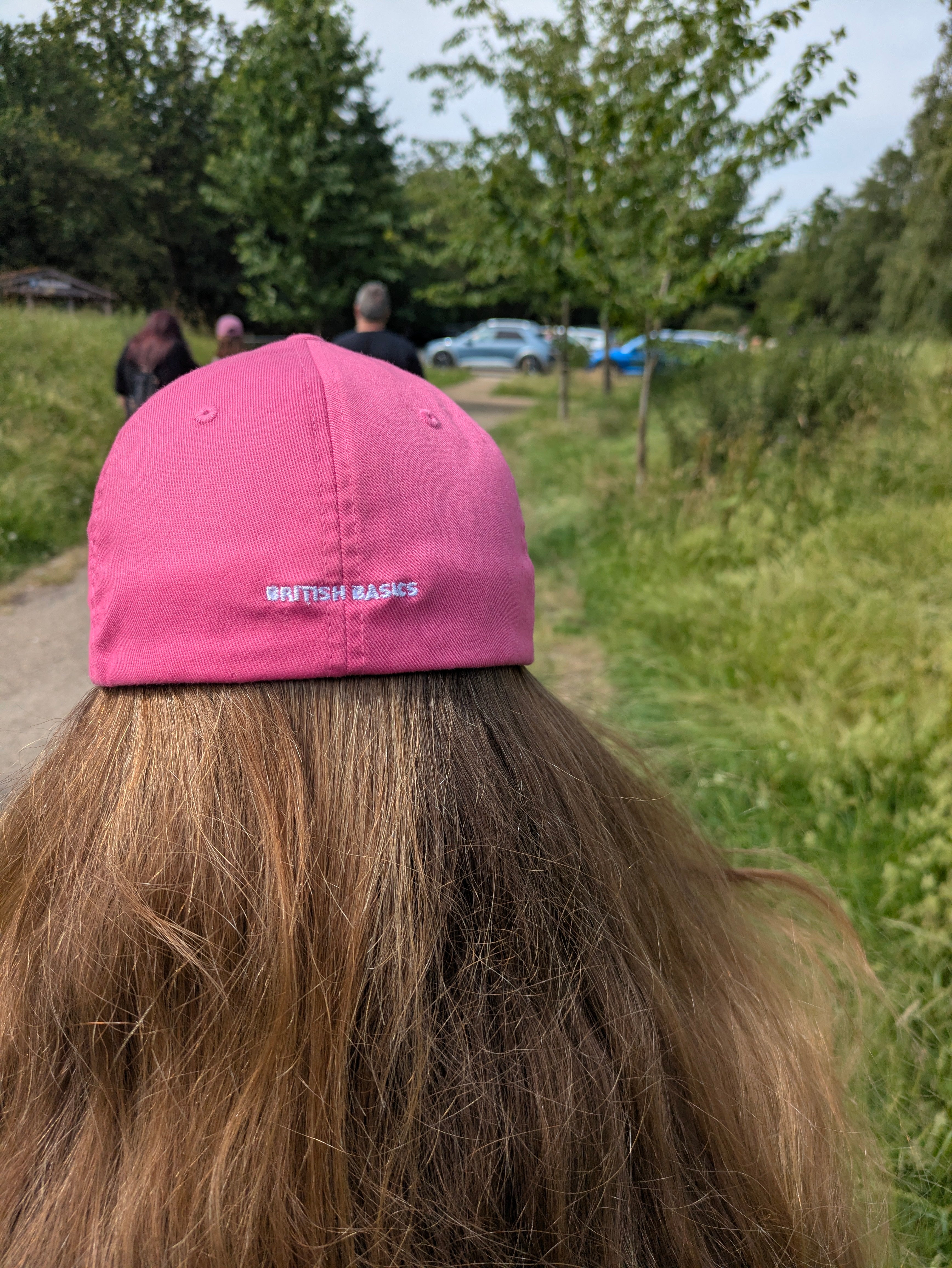 Essential Flexfit Fitted British Basics Baseball  Cap with embroidered BB logo